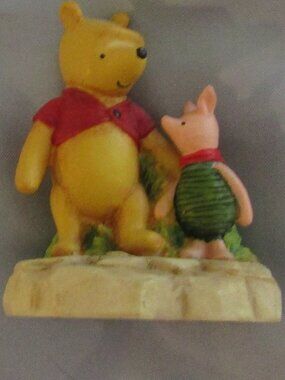 Charming Lenox Disney WINNIE THE POOH & PIGLET FIGURINE 2.5" tall
